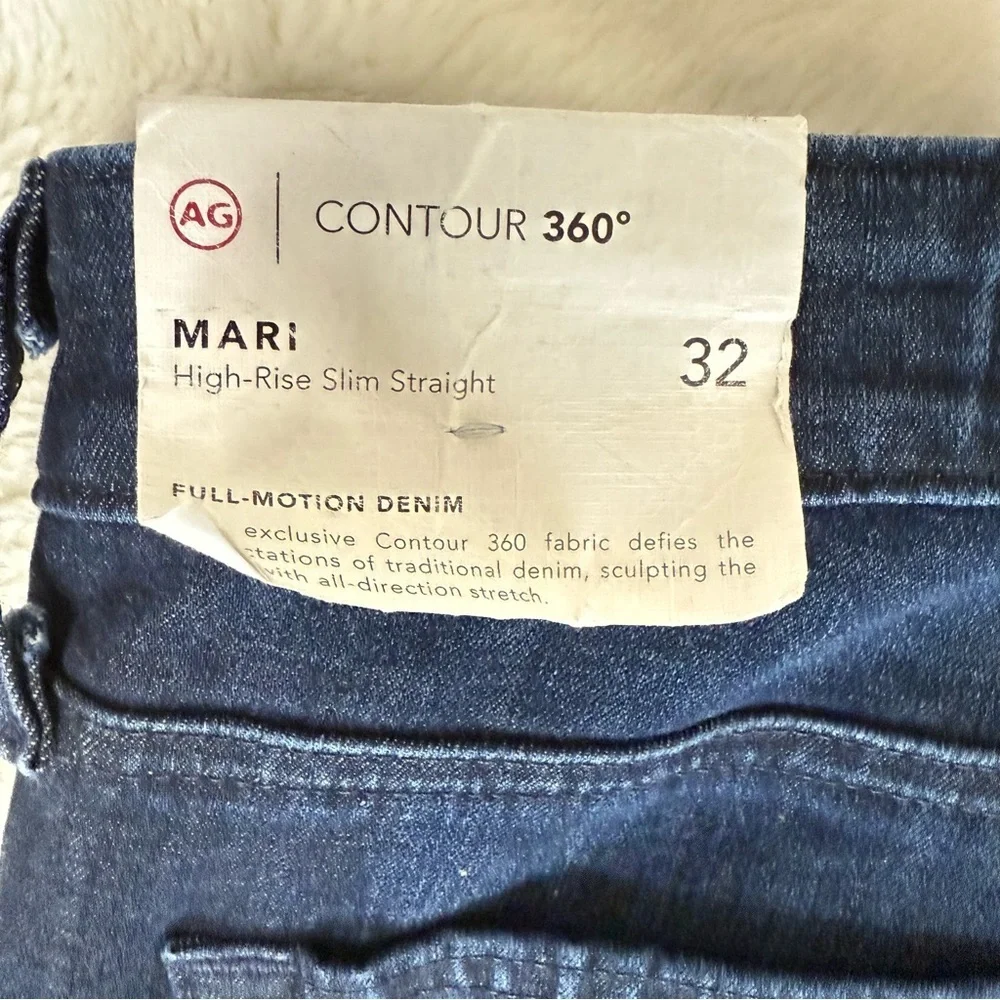 AG Adriano Goldschmied Women’s Mari High Rise Slim Straight Leg Jeans-Sz 32, NWT